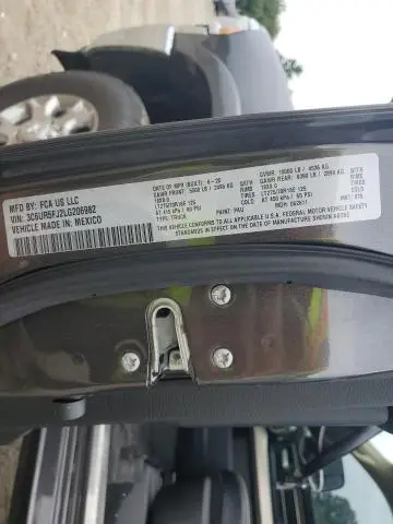 2020 RAM 2500 LARAMIE  