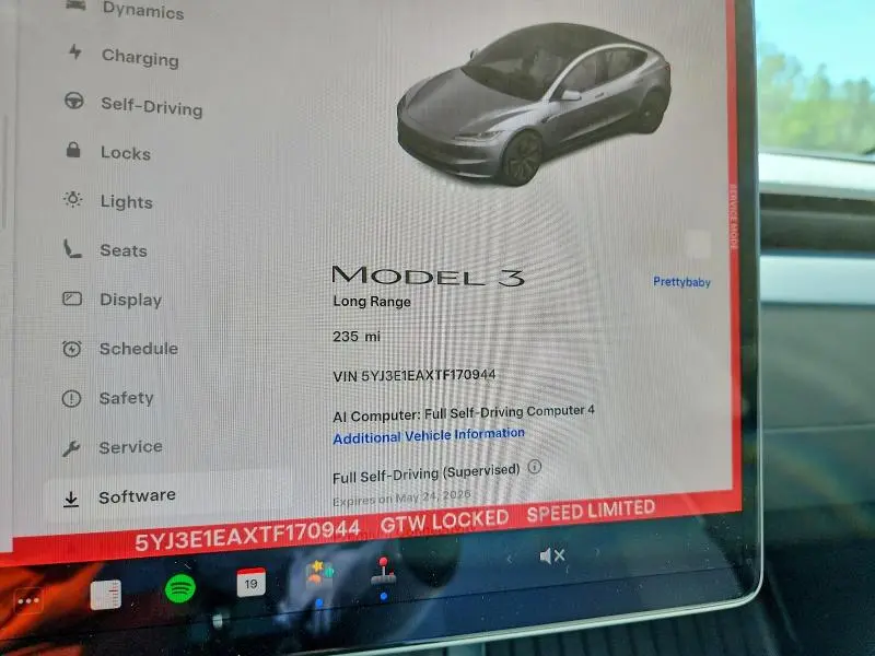 2026 TESLA MODEL 3   