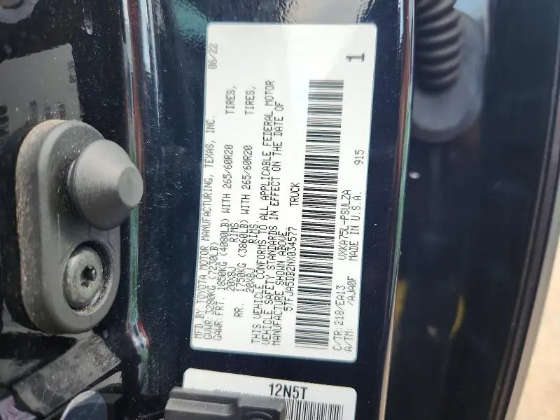 2022 TOYOTA TUNDRA CREWMAX LIMITED  