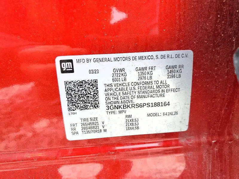 2023 CHEVROLET BLAZER RS  