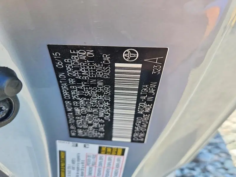 2015 SCION TC BASE  