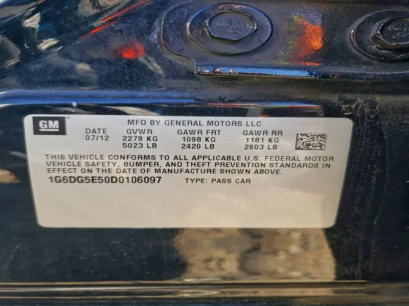 2013 CADILLAC CTS LUXURY COLLECTION  