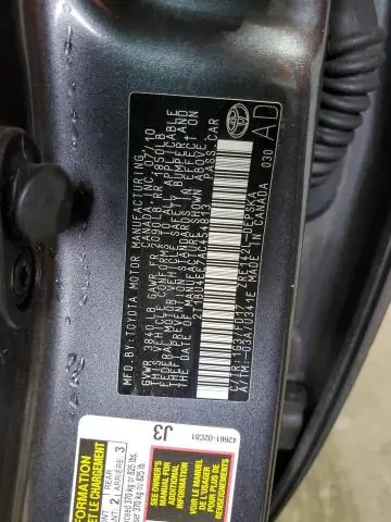 2010 TOYOTA COROLLA BASE  