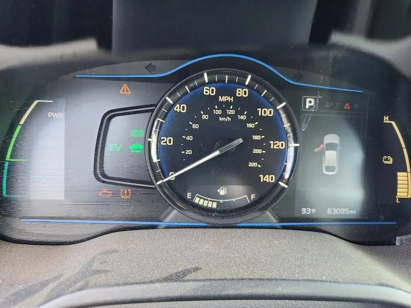2017 HYUNDAI IONIQ BLUE  