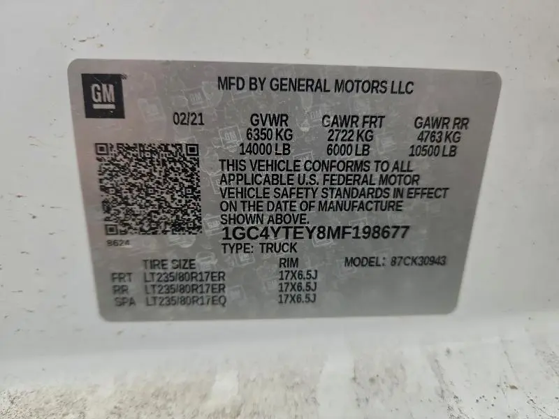 2021 CHEVROLET SILVERADO K3500 LT  