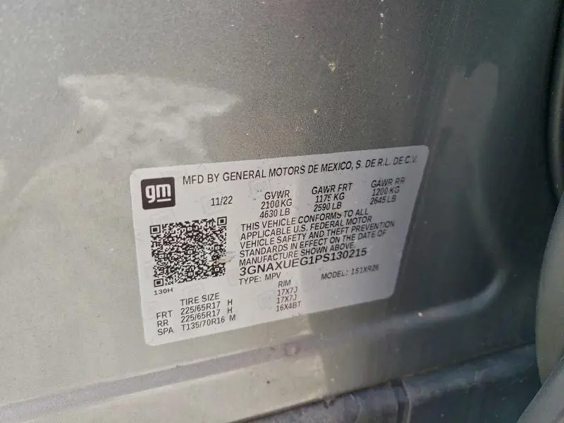 2023 CHEVROLET EQUINOX LT  