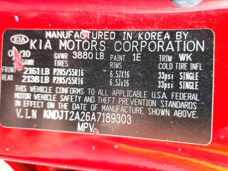 2010 KIA SOUL +  