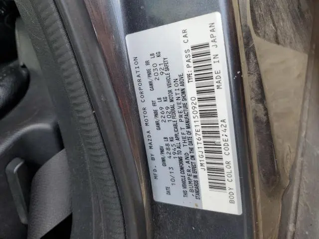 2014 MAZDA 6 TOURING