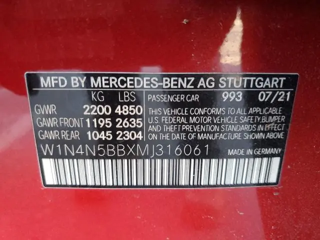 2021 MERCEDES-BENZ GLA 35 AMG