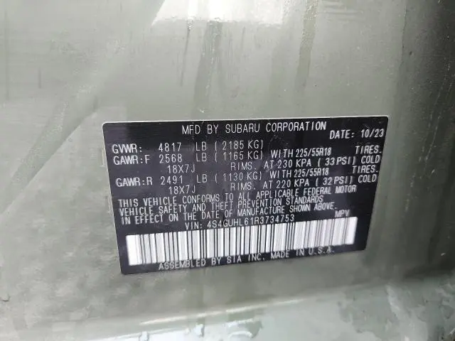 2024 SUBARU CROSSTREK LIMITED  