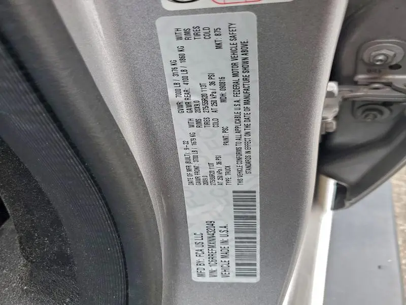 2022 RAM 1500 BIG HORN/LONE STAR  