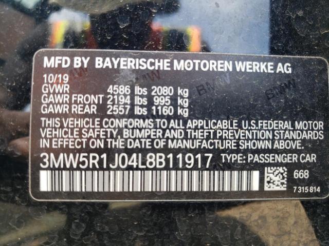 2020 BMW 330I 