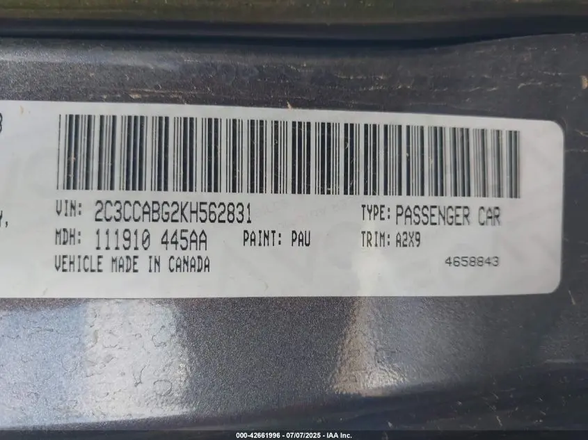 2019 CHRYSLER 300 300S