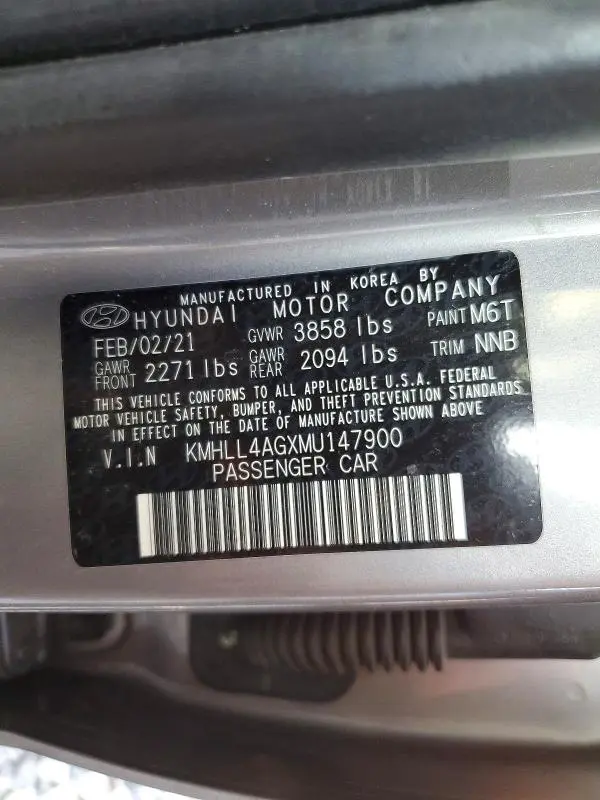 2021 HYUNDAI ELANTRA SE  
