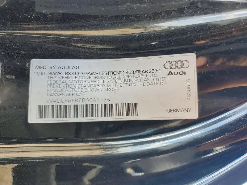 2011 AUDI A5 PREMIUM  