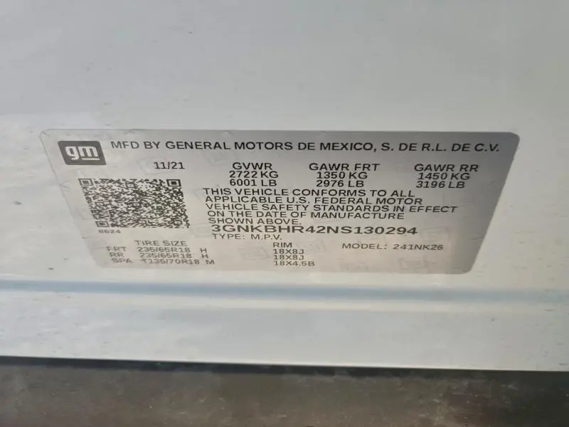 2022 CHEVROLET BLAZER 2LT  