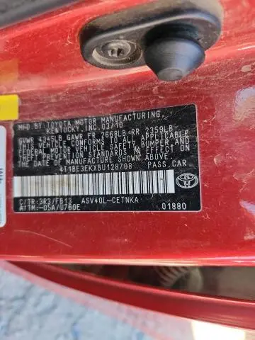 2011 TOYOTA CAMRY BASE  