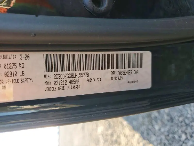 2020 DODGE CHALLENGER SXT  