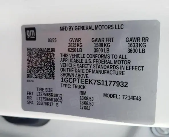 2025 CHEVROLET COLORADO TRAIL BOSS  