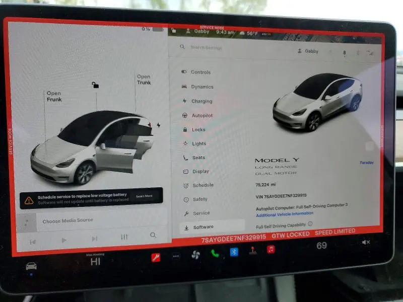 2022 TESLA MODEL Y   