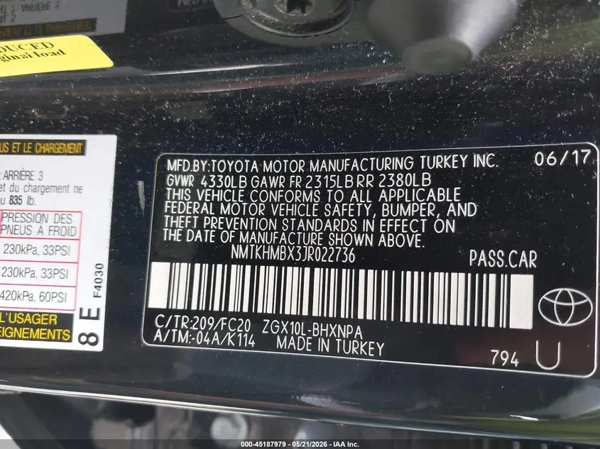 2018 TOYOTA C-HR XLE