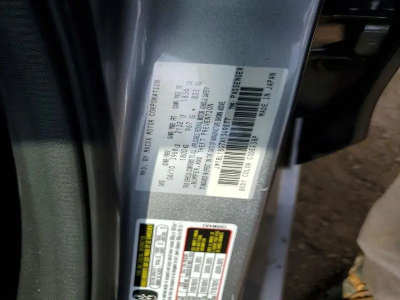 2010 MAZDA 3 I  