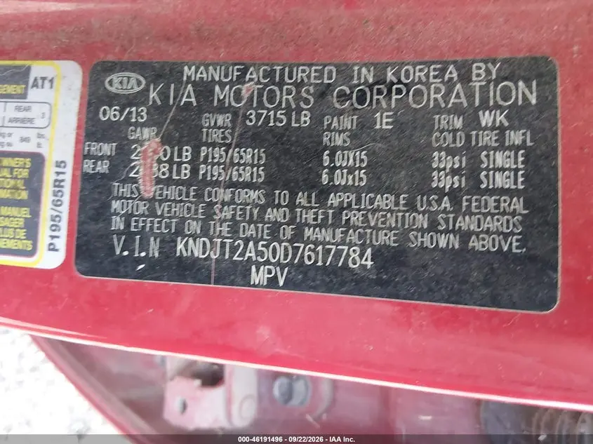 2013 KIA SOUL  