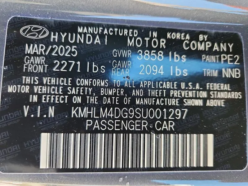 2025 HYUNDAI ELANTRA SEL SPORT  