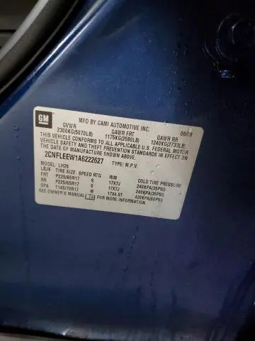 2010 CHEVROLET EQUINOX LT  