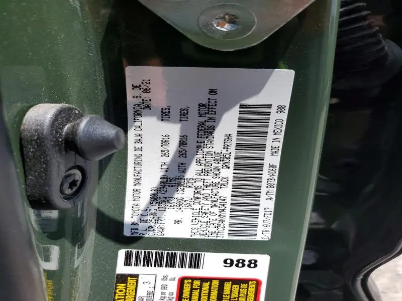 2021 TOYOTA TACOMA   