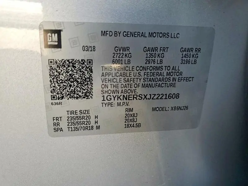 2018 CADILLAC XT5 PREMIUM LUXURY  