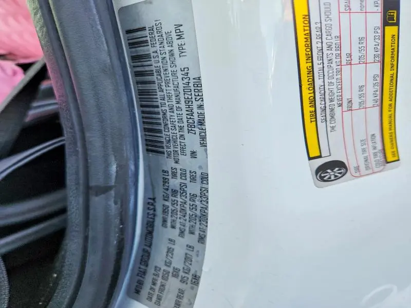 2014 FIAT 500L POP  