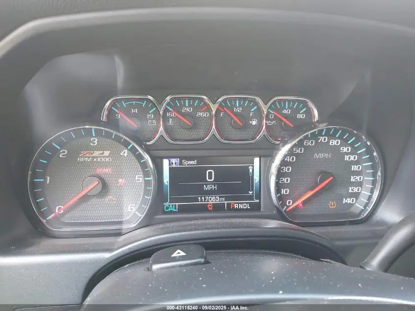 2017 CHEVROLET SILVERADO 1500 2LT