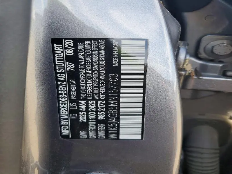 2021 MERCEDES-BENZ CLA 250  