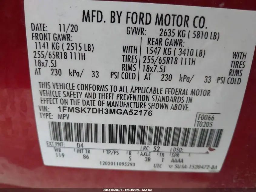 2021 FORD EXPLORER XLT