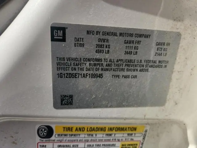 2010 CHEVROLET MALIBU 2LT  