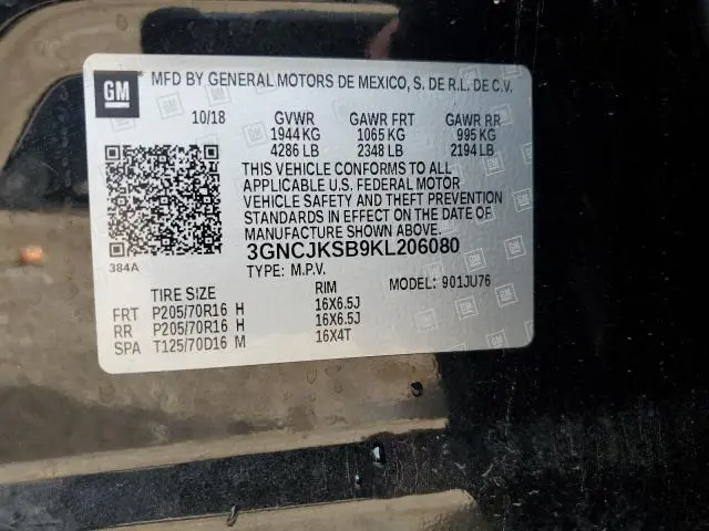 2019 CHEVROLET TRAX LS  