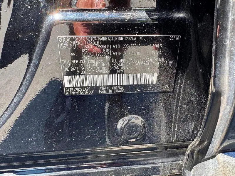 2018 TOYOTA RAV4 LIMITED  