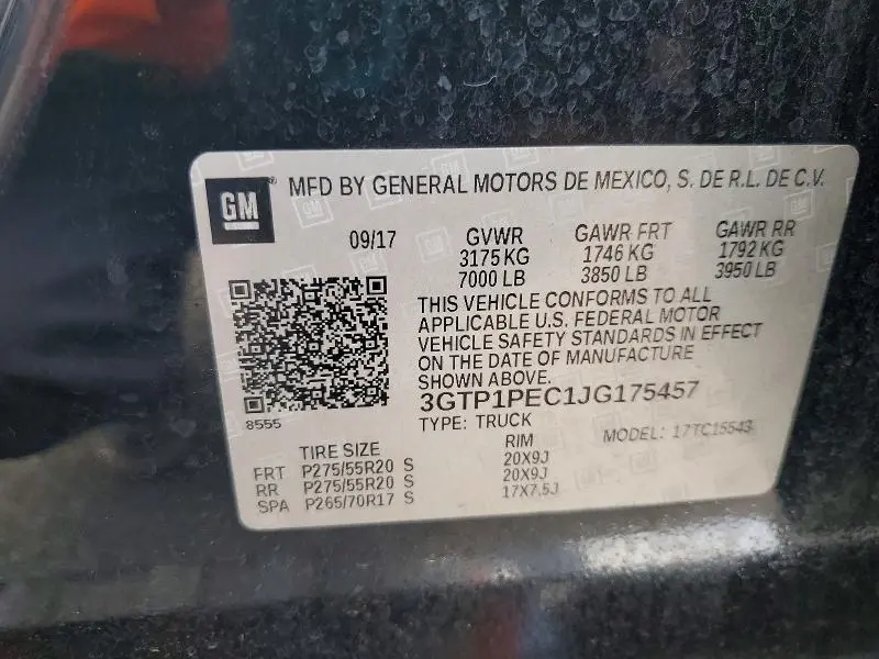 2018 GMC SIERRA C1500 DENALI  