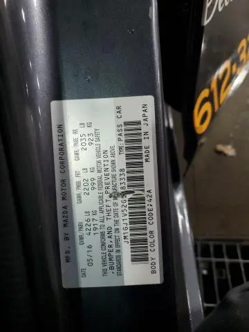 2016 MAZDA 6 TOURING  