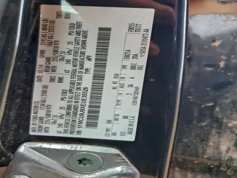 2014 FORD ESCAPE TITANIUM  