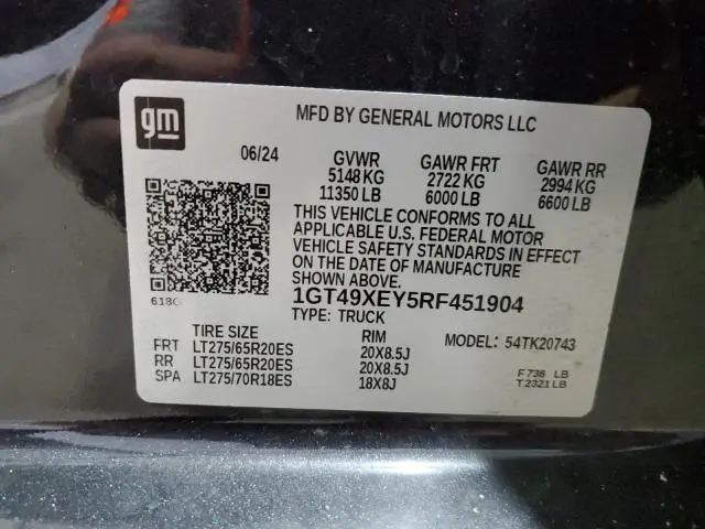 2024 GMC SIERRA K2500 DENALI ULTIMATE  