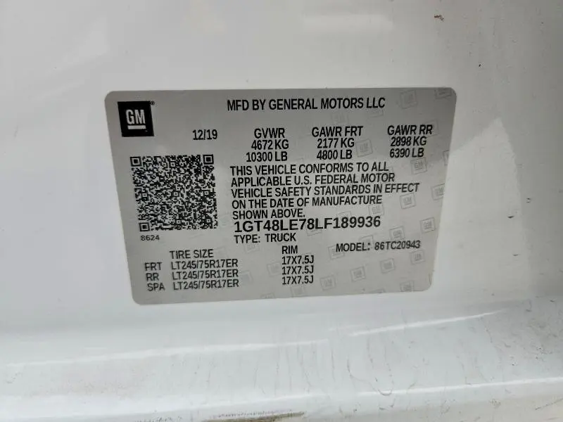 2020 GMC SIERRA C2500 HEAVY DUTY  