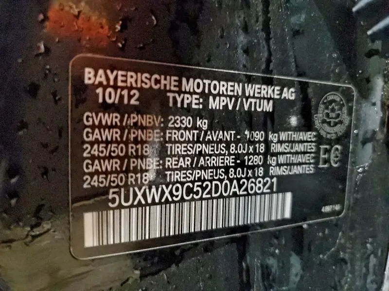 2013 BMW X3 XDRIVE28I  