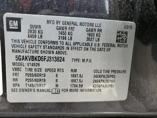 2015 BUICK ENCLAVE   