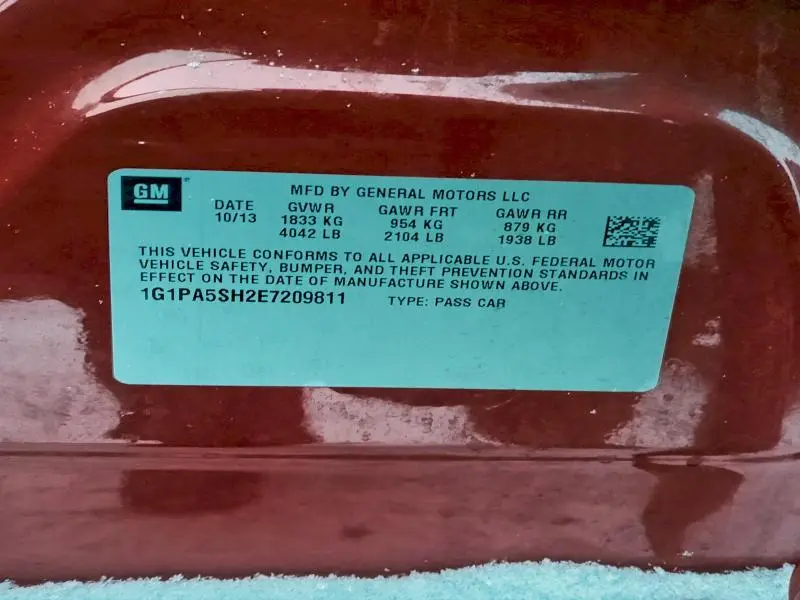 2014 CHEVROLET CRUZE LS  