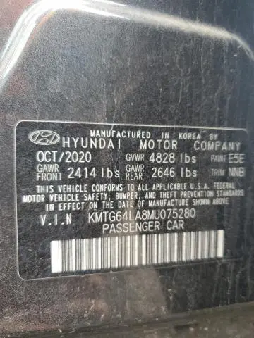 2021 GENESIS G70   