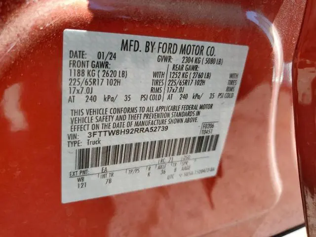 2024 FORD MAVERICK XLT  