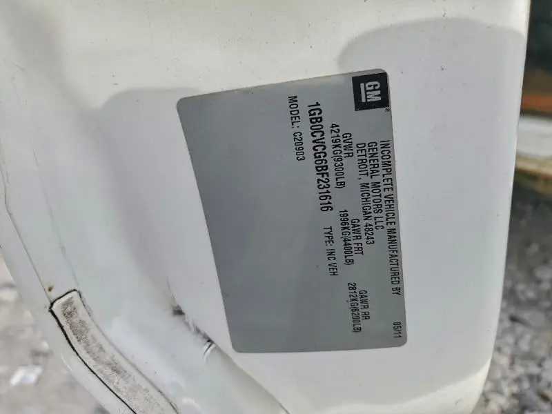 2011 CHEVROLET SILVERADO C2500 HEAVY DUTY  