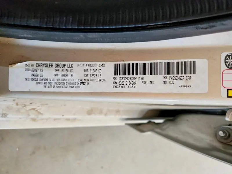 2013 CHRYSLER 200 LIMITED  